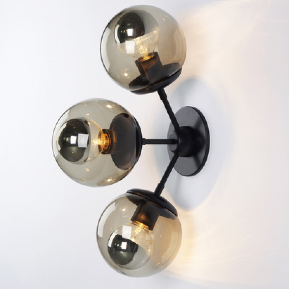 Бра Modo Sconce 3 Globes медный  DE12279