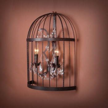 Бра Vintage birdcage 5006–B2 черный 
