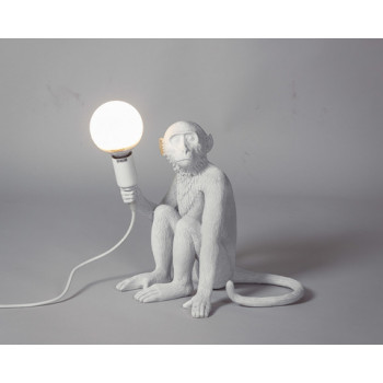 Лампа настольная The Monkey Lamp Sitting Version черный 