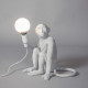 Лампа настольная The Monkey Lamp Sitting Version черный  DE19965
