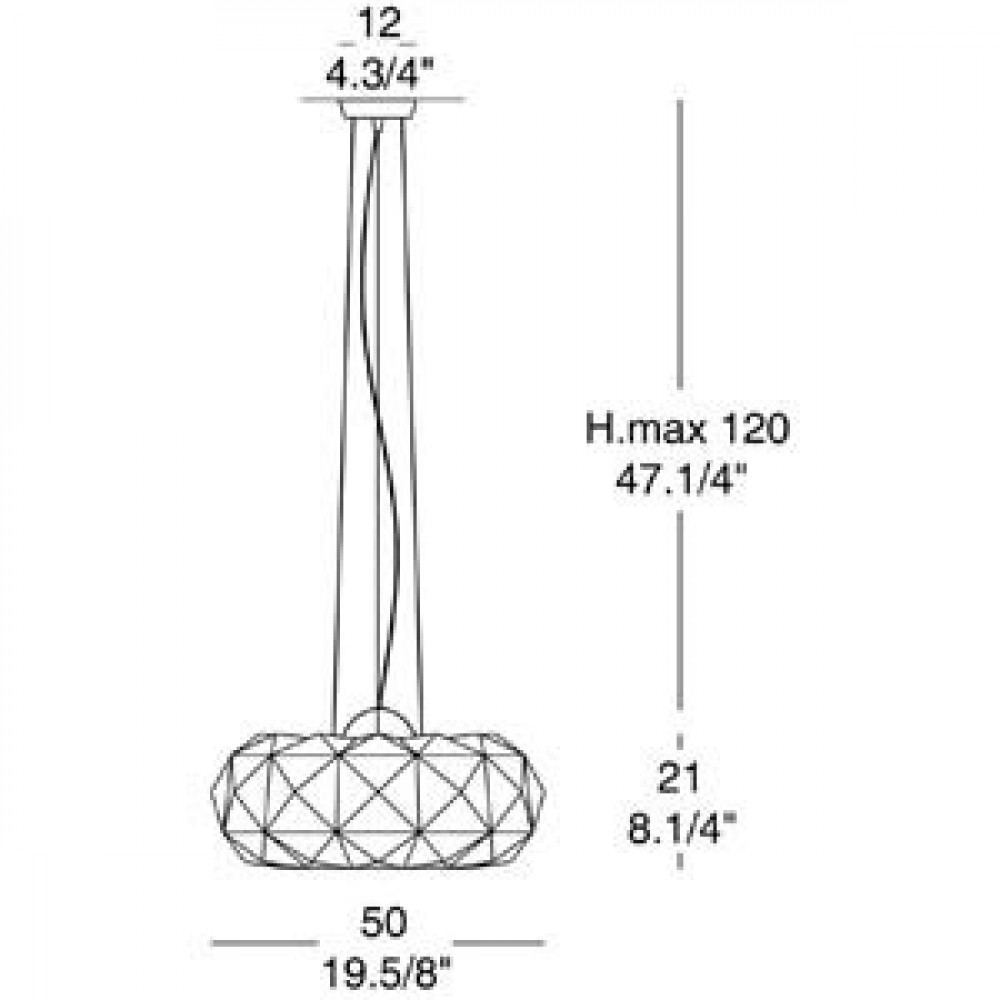 Люстра Arhirivolto Deluxe D40 черный DE10769