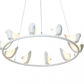 Люстра Creative Bird Chandelier 10R белый 