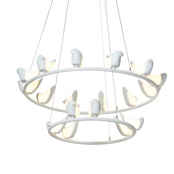 Люстра Creative Bird Chandelier 12+6R белый 