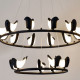 Люстра Creative Bird Chandelier 12+6R белый  DE14585