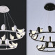 Люстра Creative Bird Chandelier 12+6R черный  DE14586