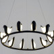 Люстра Creative Bird Chandelier 12R белый  DE14587