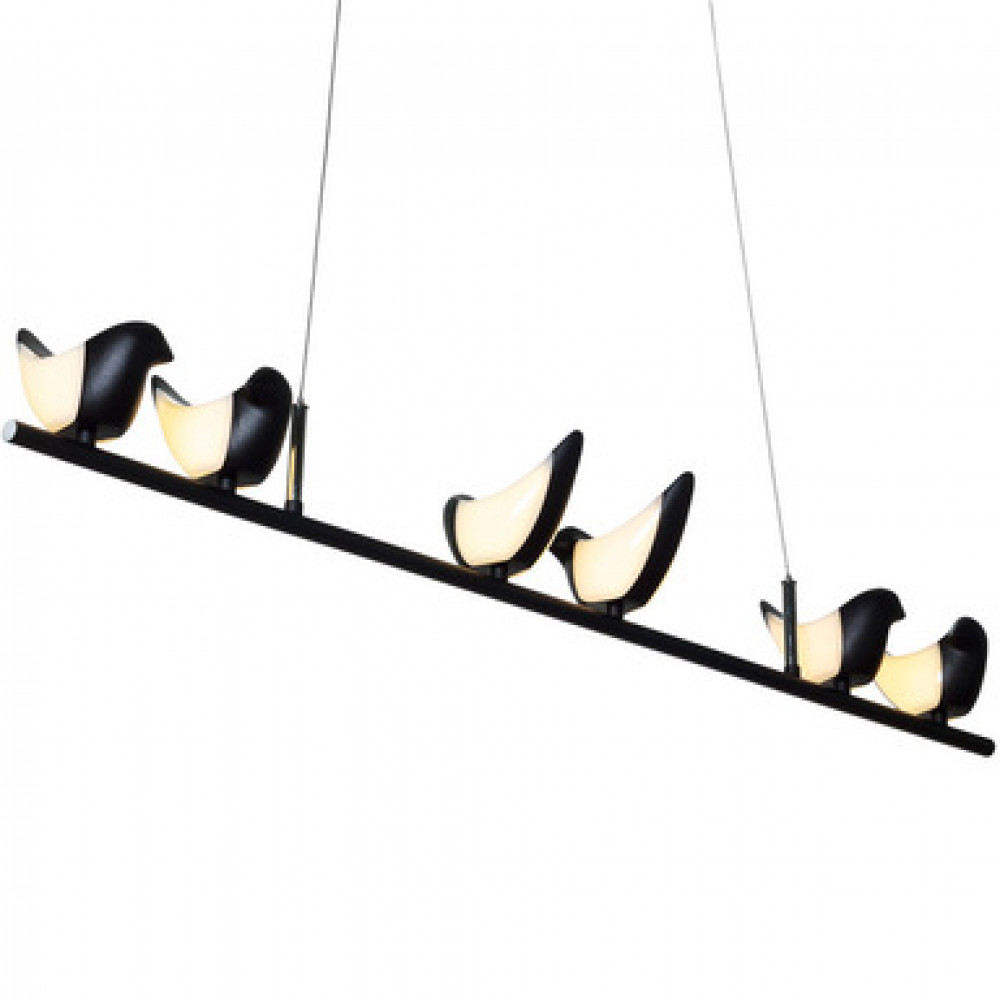 Люстра Creative Bird Chandelier 6L белый  DE14589