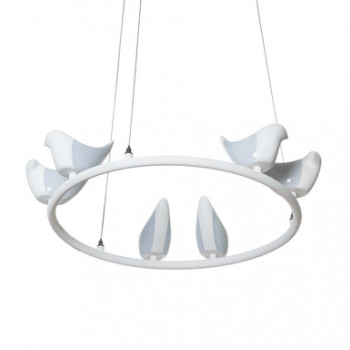 Люстра Creative Bird Chandelier 6R белый 