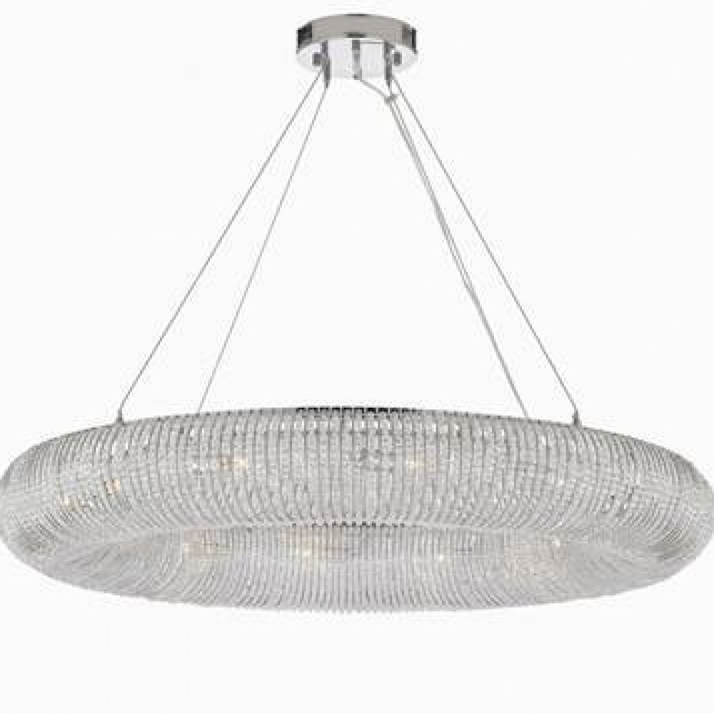 Люстра Crystal Halo D80 H15 золотой DE30794