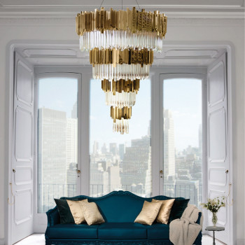 Люстра Empire Chandelier D120 хром 