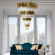 Люстра Empire Chandelier D120 хром  DE17900