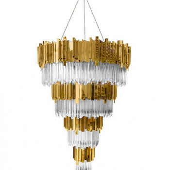 Люстра Empire Chandelier D150 золотой 