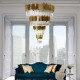 Люстра Empire Chandelier D150 золотой  DE16826