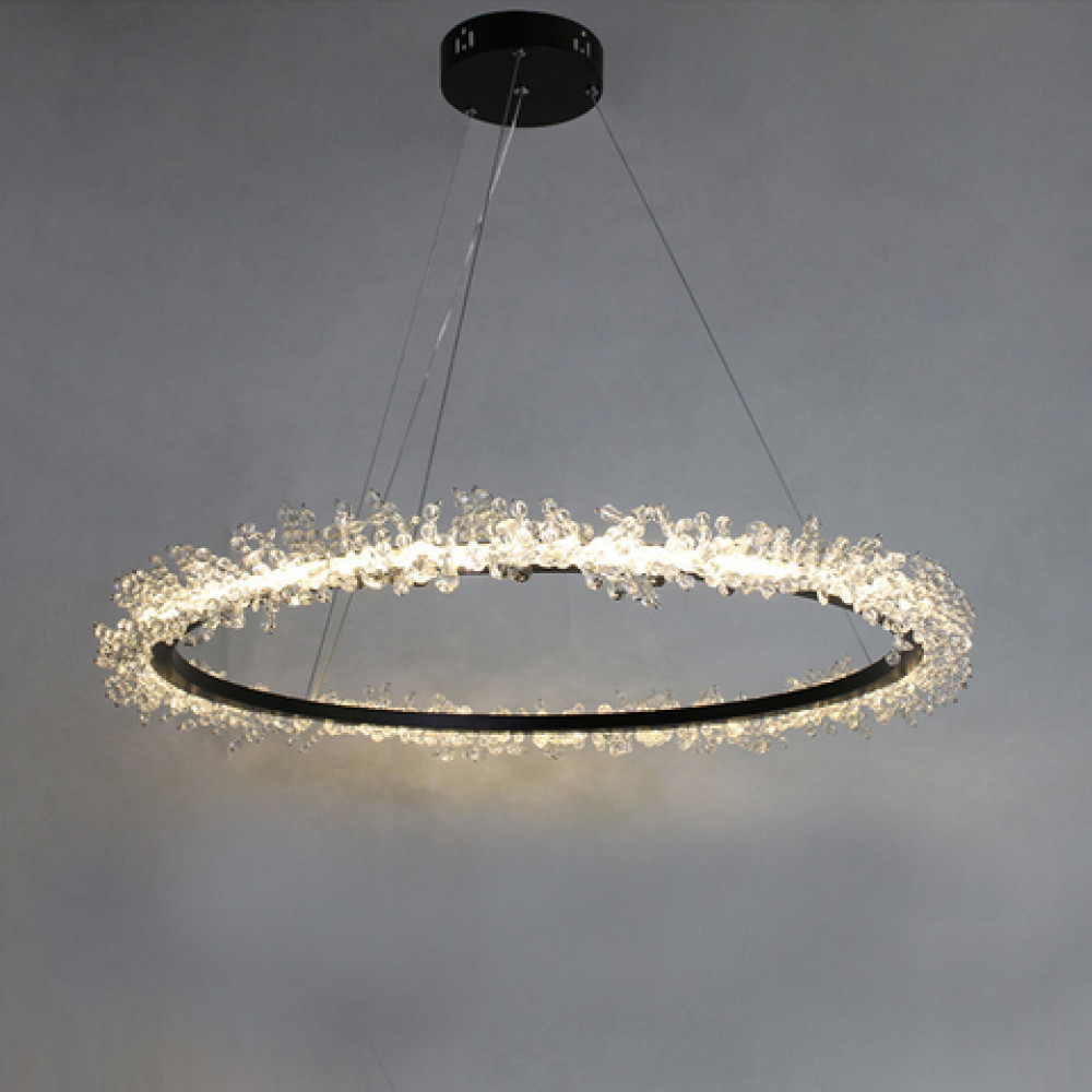 Люстра Halo Crystal Pendant Lamp D90 золотой DE18034