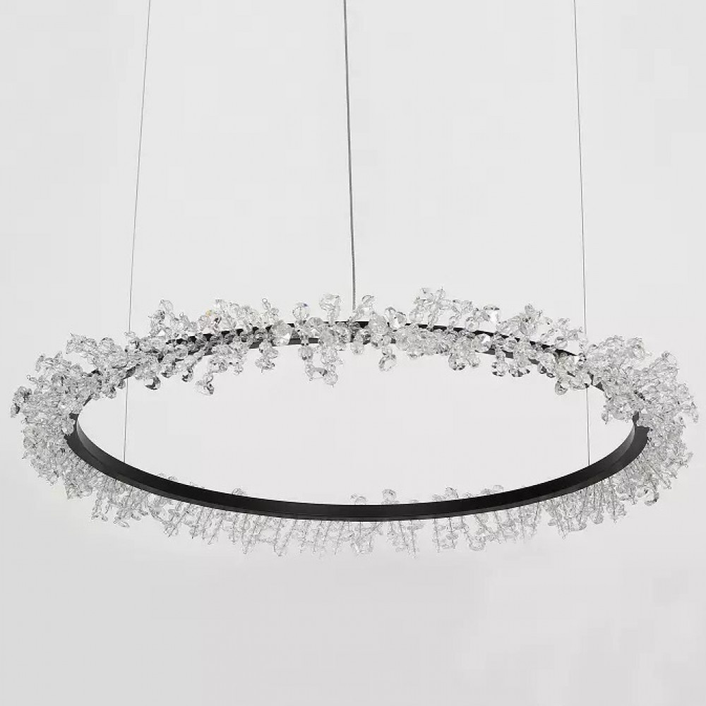 Люстра Halo Crystal Pendant Lamp D150 золотой DE18658