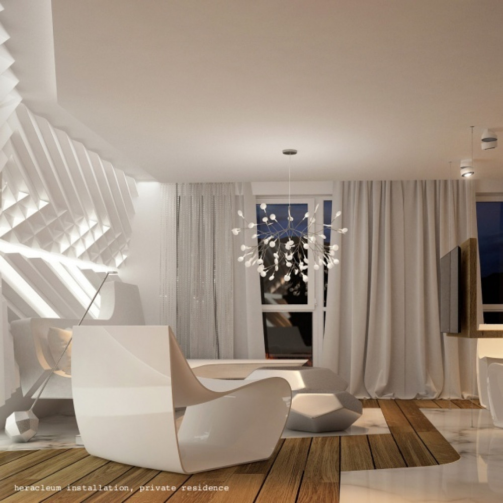 Люстра Heracleum D72 золотой  DE14730