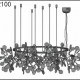Люстра Heracleum the Big O D105 135 x 0,7Вт золотой DE14732