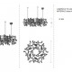 Люстра Heracleum the Big O D105 135 x 0,7Вт золотой DE14732
