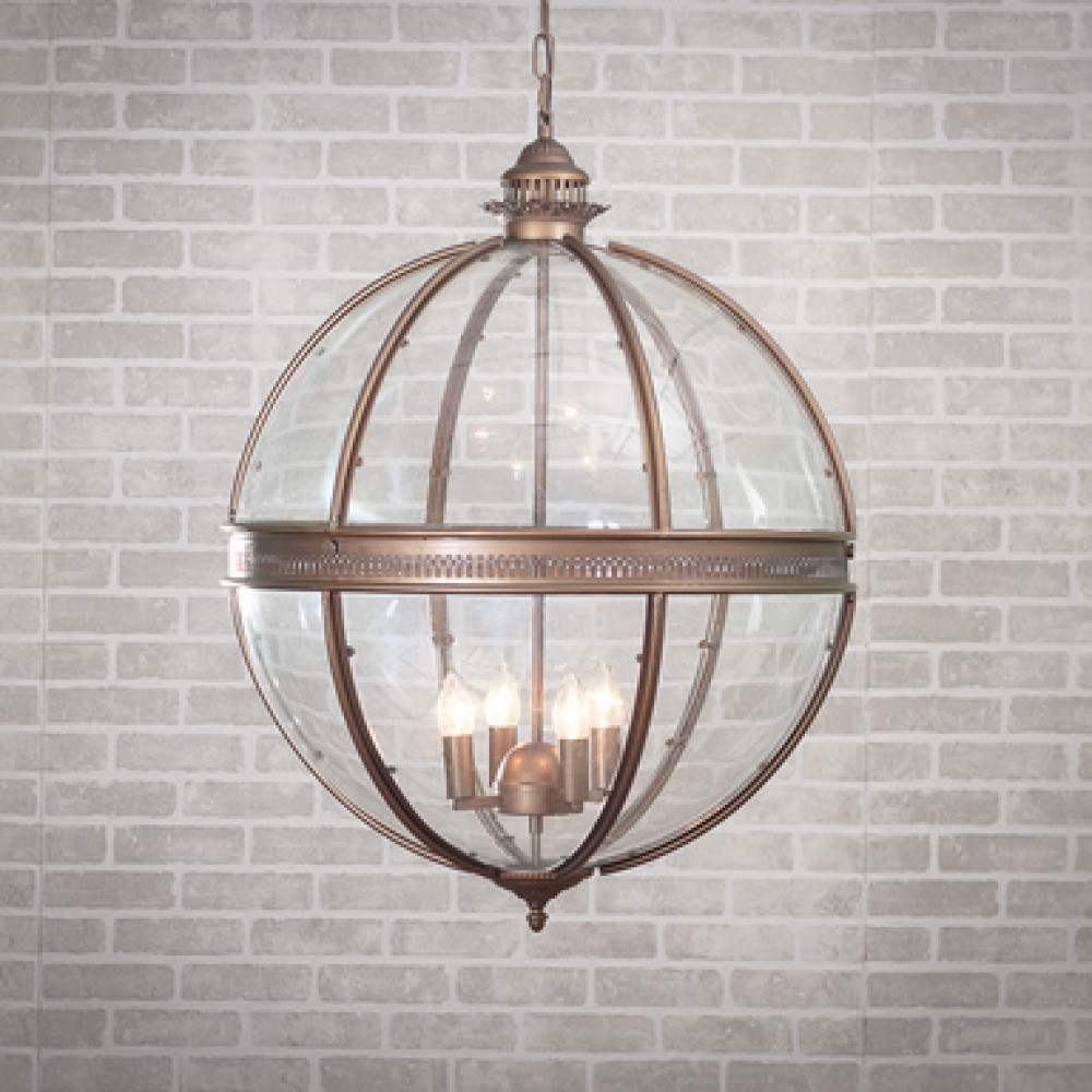 Люстра Lantern Residential D60-4 никель  DE30643