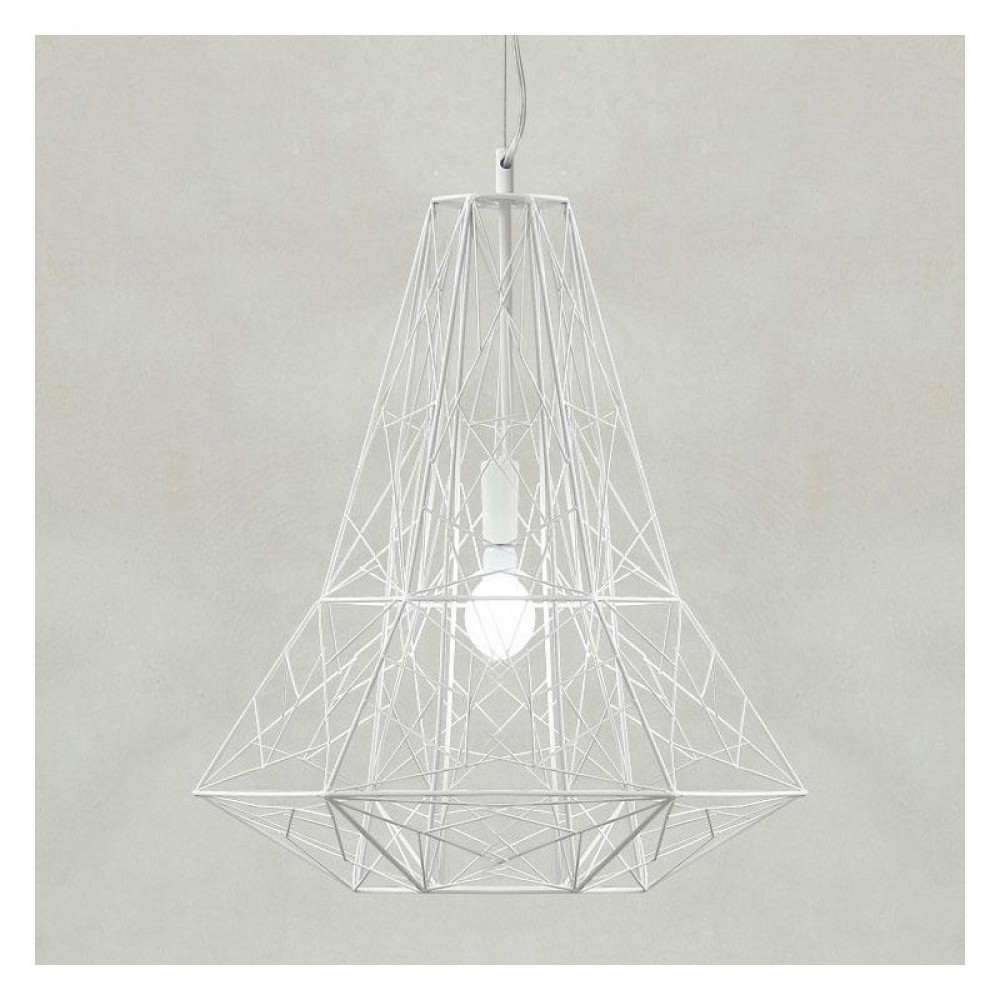 Люстра Loft Polygon Delta D50 H53 белый DE30223