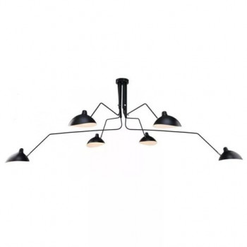 Люстра Serge Mouille Lamp 6 черный 