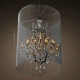 Люстра Vaille crystal 3005–D24 ржавый металл  DE30080