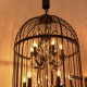 Люстра Vintage birdcage 5006–D4+4 черный  DE30038