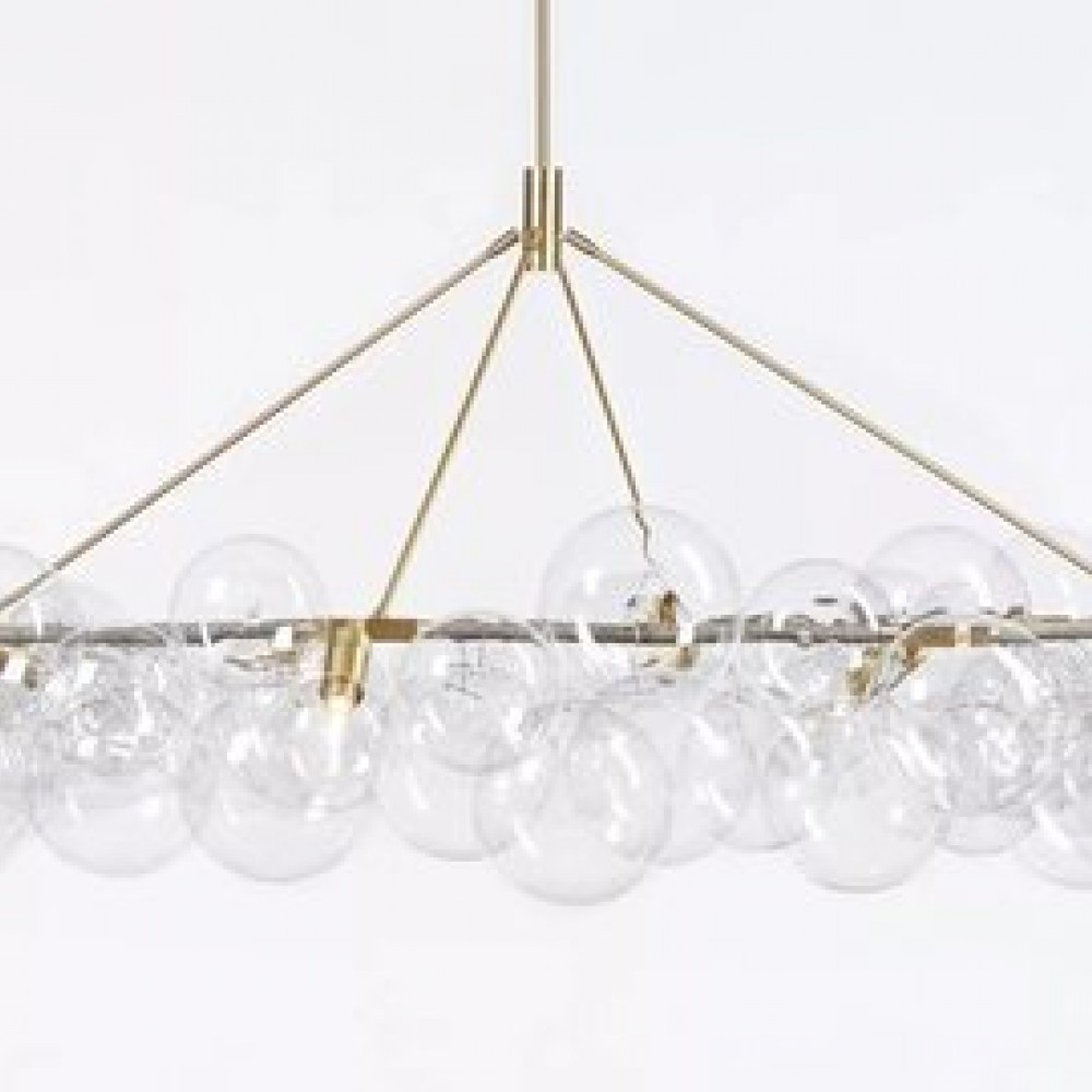 Люстра XL Bubble Chandeliers серебряный + белый  DE14529