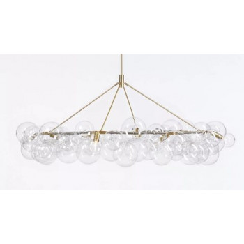 Люстра XL Bubble Chandeliers серебряный + белый 