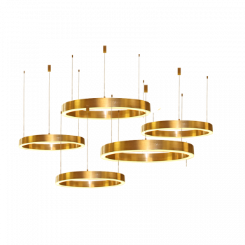 Светильник Light Ring Horizontal Copper Gold D100 