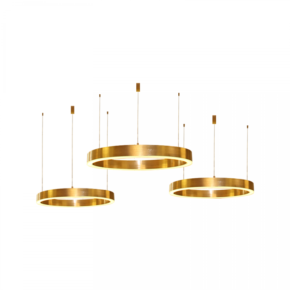 Светильник Light Ring Horizontal Copper Gold D60  DE17029