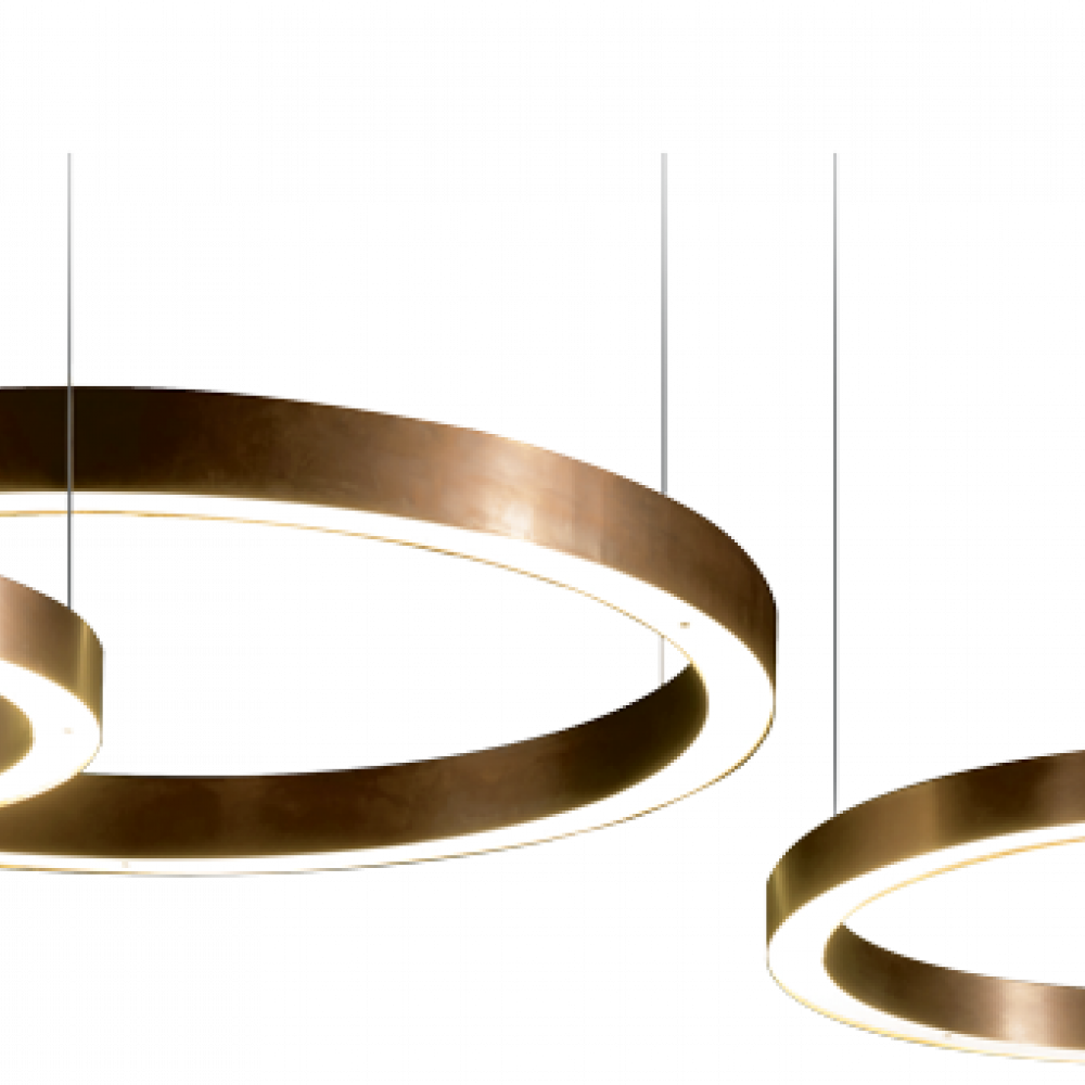 Светильник Light Ring Horizontal Copper Gold D60  DE17029