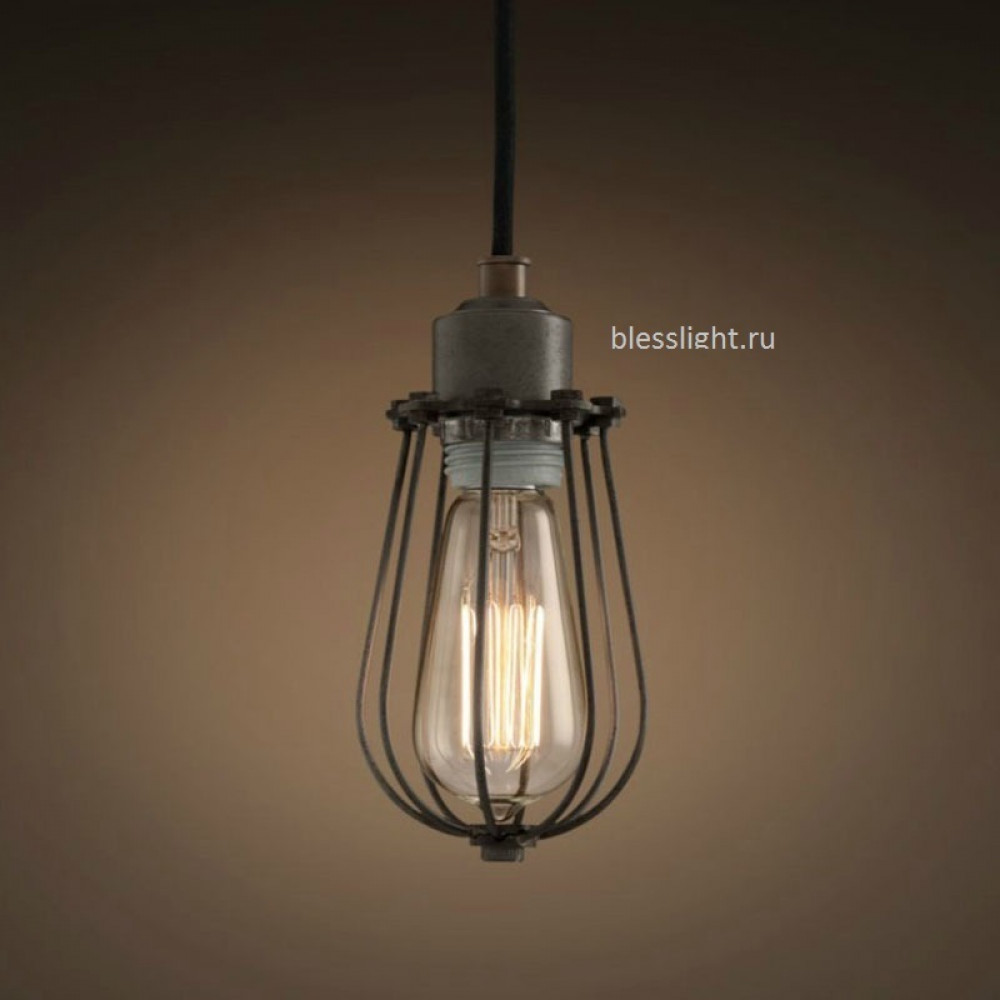 Светильник Loft Cage 2001–D1 серый  DE30113