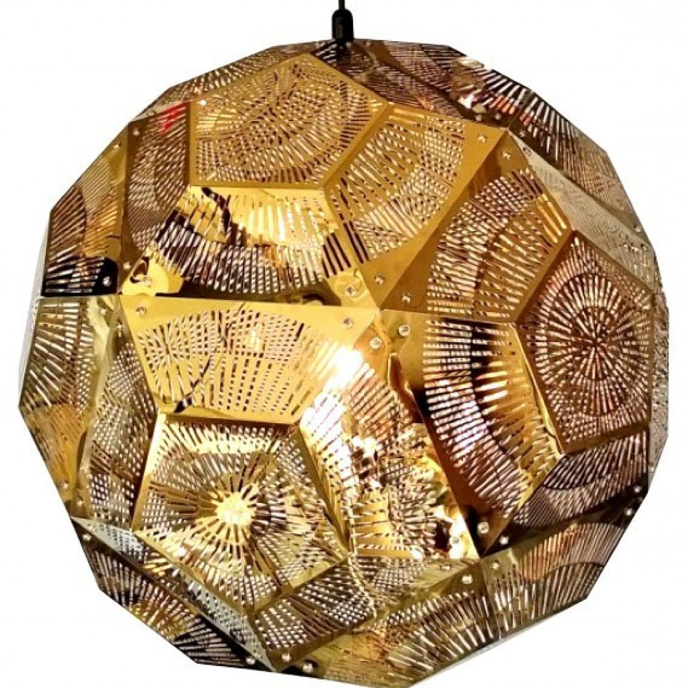 Светильник Punch Ball Pendant light D72 золотой DE11429