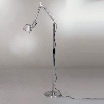 Торшер Tolomeo micro 3 серебряный 