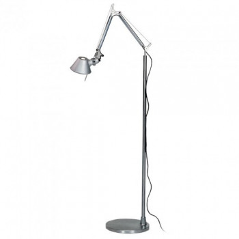 Торшер Tolomeo micro 3 серебряный 