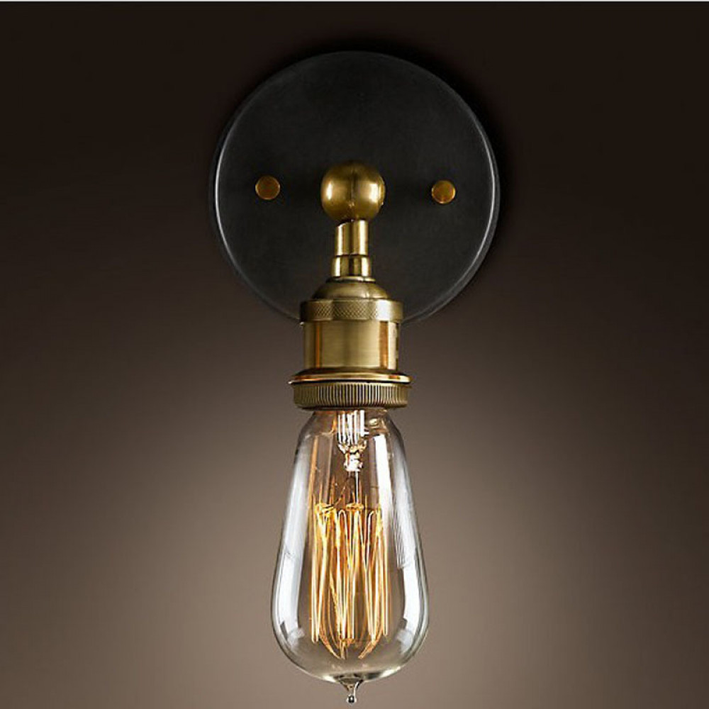 Бра 20th c. Factory Filament Bare Bulb DE30154