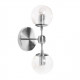 Бра Modo Sconce 2 Globes Chrome-clear DE14481