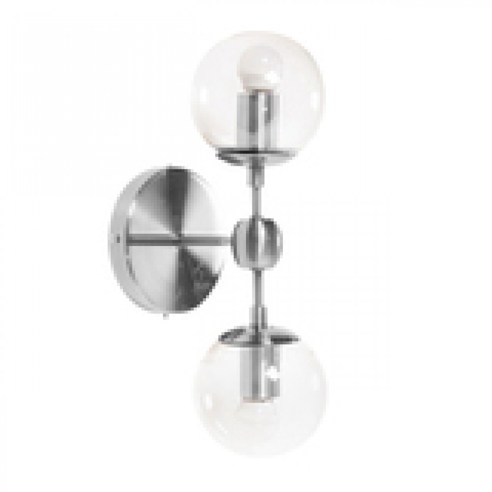 Бра Modo Sconce 2 Globes Chrome DE12418