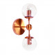 Бра Modo Sconce 2 Globes Copper-clear DE14482