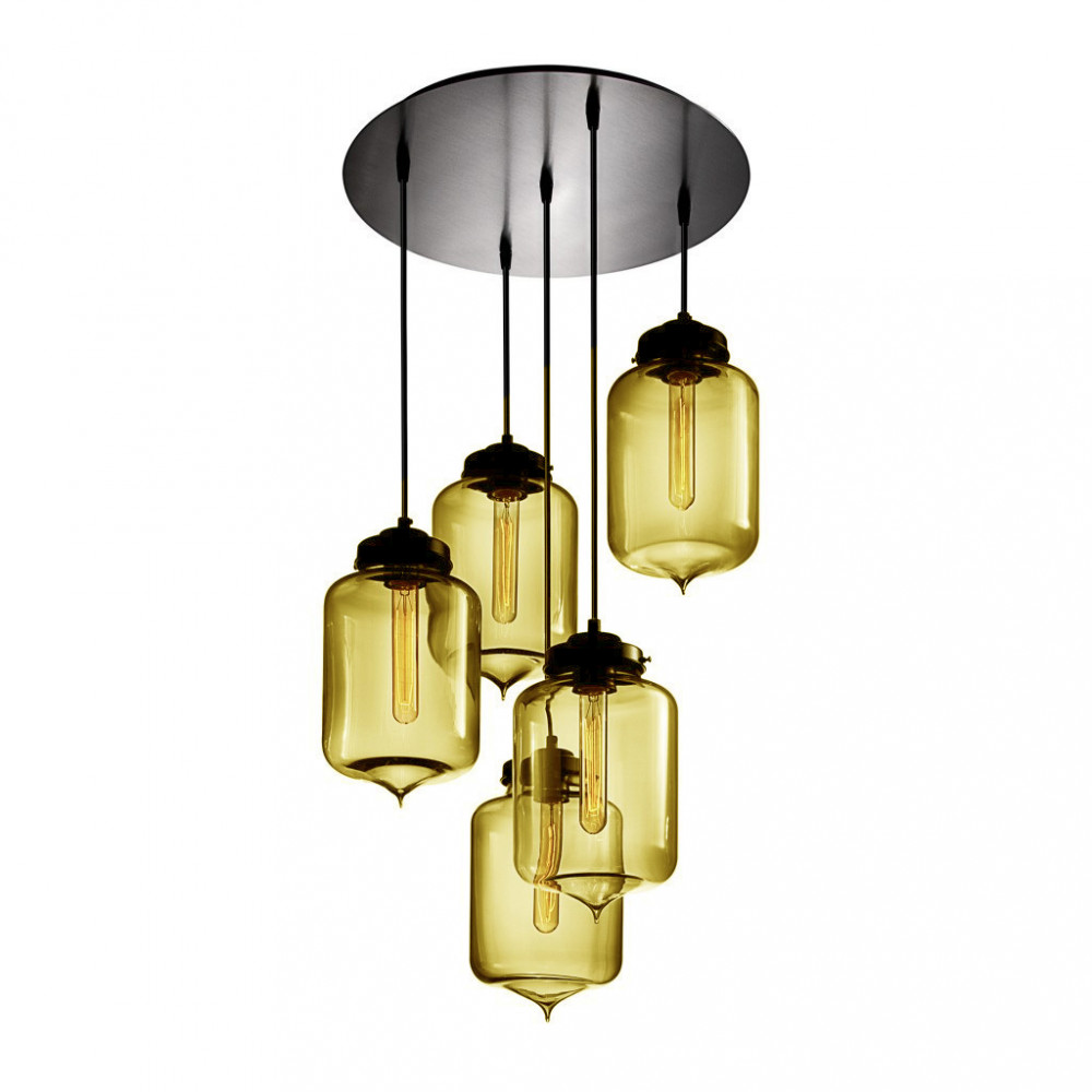 Люстра Circular 5 Turret Amber DE10755
