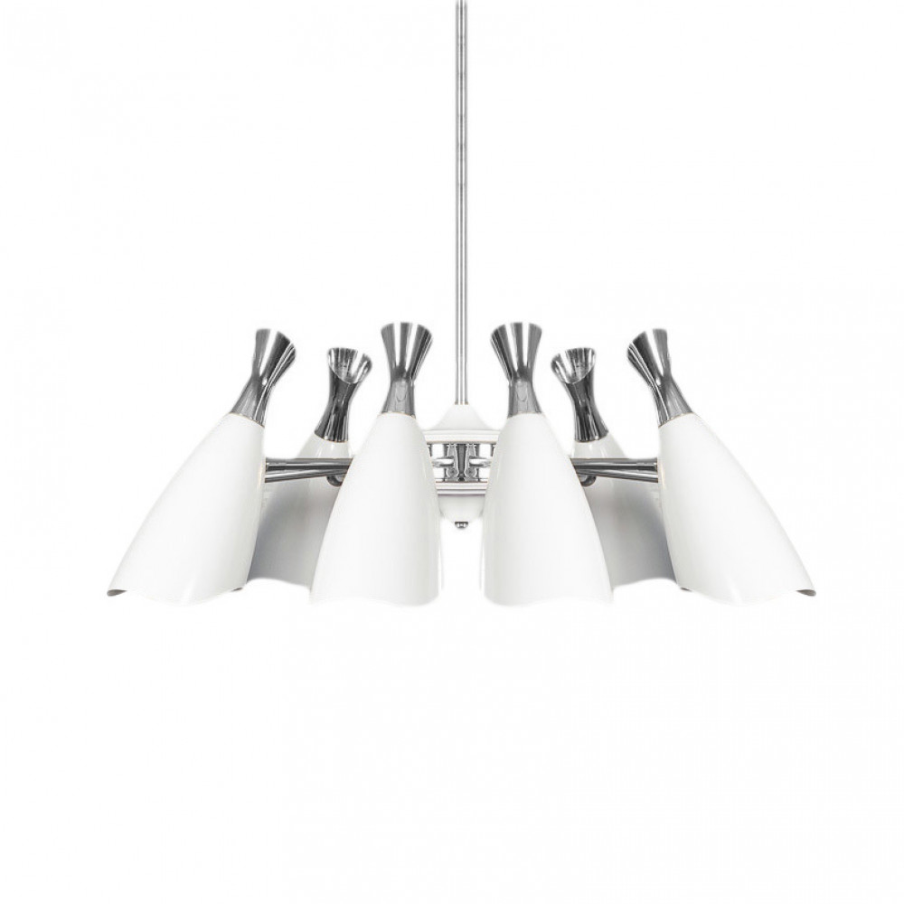 Люстра Duke Round White 6 DE12240