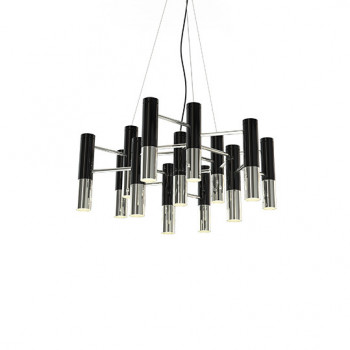 Люстра Ike Suspension 13 Black-Silver
