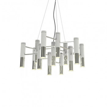 Люстра Ike Suspension 13 White-Silver