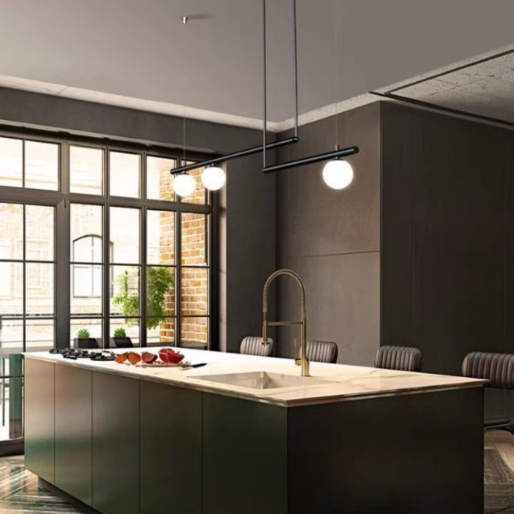 Люстра MD20809R-3 Black DE17864