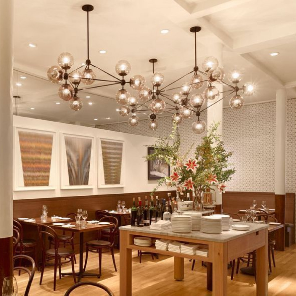 Люстра Modo Chandelier 10 Globes Black DE10453