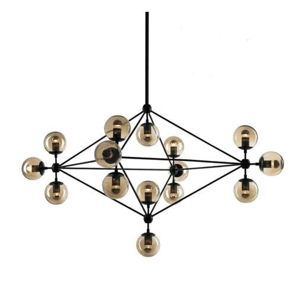 Люстра Modo Chandelier 15 Globes Black DE12310