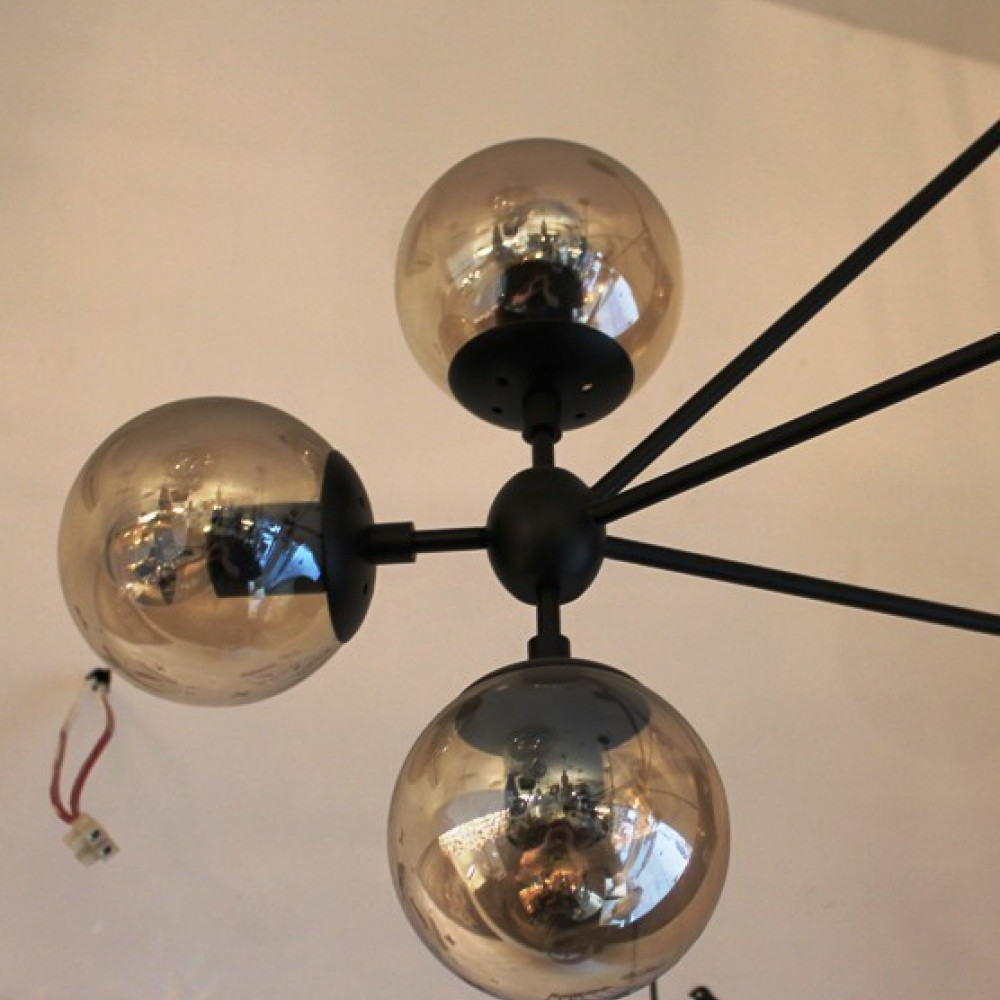 Люстра Modo Chandelier 15 Globes Black DE12310