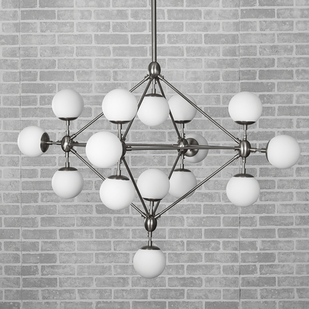 Люстра Modo Chandelier 15 Globes Chrome DE12268