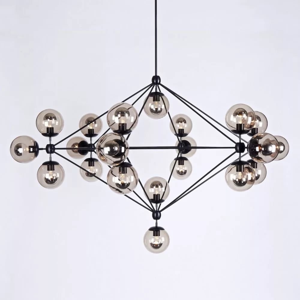 Люстра Modo Chandelier 21 Globes Black DE12311